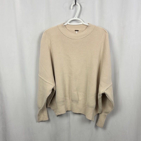 Free People Easy Street Tunic Oversized - Cream - Size XS - Picture 6 of 13